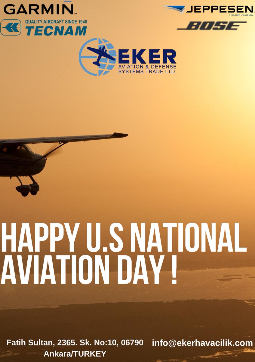 Happy U.S. National Aviation Day ! #NationalAviationDay #US #Aviation #Aircraft