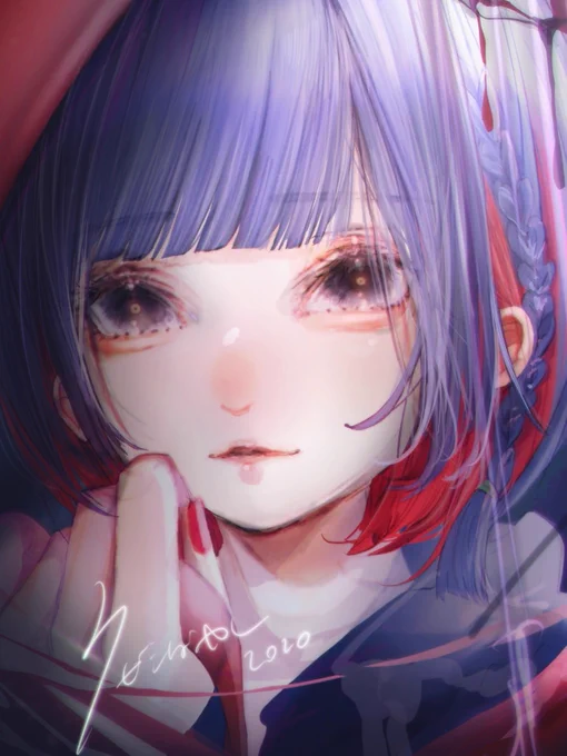 理芽と花譜
 #花譜美術部 