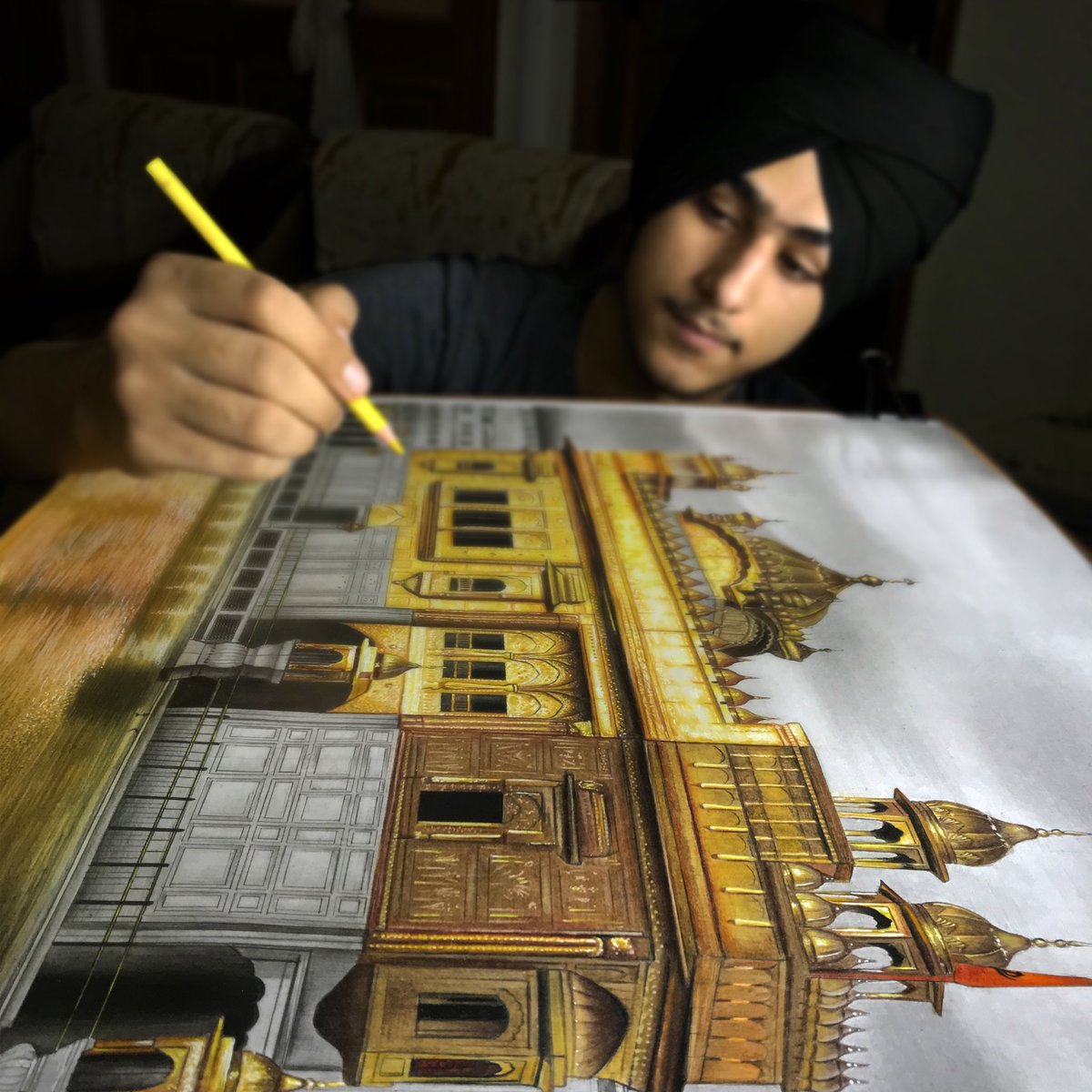 Final work very soon! 
😁

#artshare #artlover #sikhart #artsikh #artistspotlight #arts #sikh #realisticdrawing #shading #art #goldentemple #art_realism #wmk  #waheguru #pencilartist  #artgallery #sikhi #realism #sikhism #harmandarsahib #amritsar