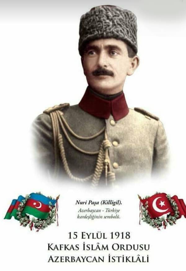 Dost ve kardeş ülke #Azerbaycan’ın başkenti #Bakü’nün düşman işgalinden kurtuluşunun 102. sene-i devriyesini gönülden kutluyorum.

Bu büyük zaferin kazanılmasını sağlayan Nuri Paşa komutasındaki Kafkas İslam Ordusunun her bir kahramanını minnet ve şükranla yâd ediyorum. 🇹🇷 🇦🇿