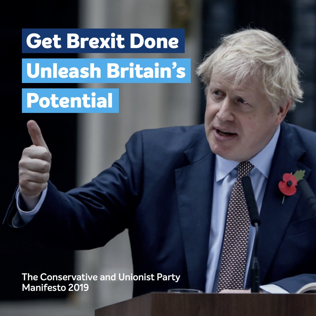 There was a clear commitment in the Conservatives’ 2019 manifesto to ‘get Brexit done’ by implementing the Prime Minister’s ‘great new deal’ as set out in the Withdrawal Agreement & the Northern Ireland Protocol. /…  https://assets-global.website-files.com/5da42e2cae7ebd3f8bde353c/5dda924905da587992a064ba_Conservative%202019%20Manifesto.pdf