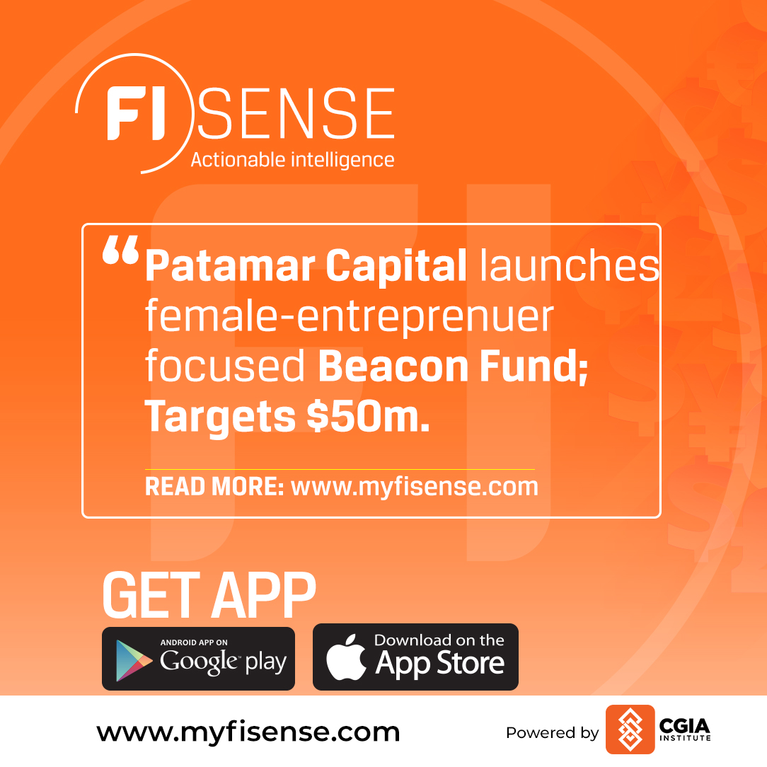 cgiaghana's tweet photo. #fisense
''Singapore- headquartered venture capital firm, Patamar Capital has announced that it will launch a new female-entrepreneurs-focused fund (Beacon Fund) with an initial target of US$50 million''
https://t.co/FRsYwnFT1L
#fisense #cgia #finance #patamarcapital #beaconfund https://t.co/7HKhCImyiW