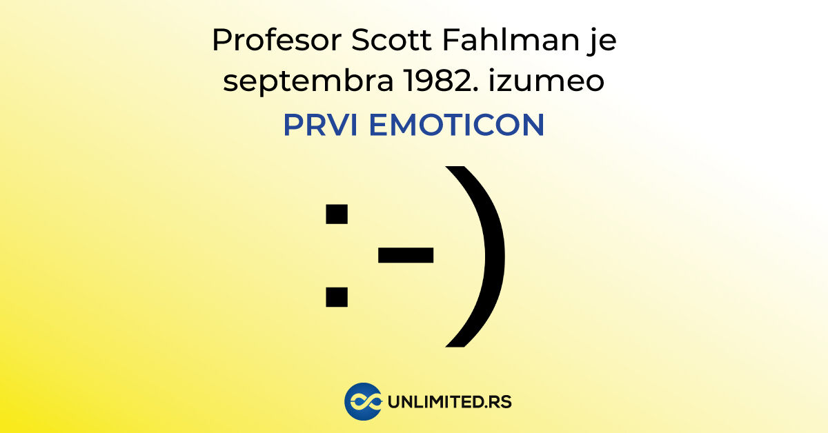 unlimitedrs's tweet image. Da li ste znali? 🤔

#unlimitedutorak #emoticon #firstemoticon #emoji #firstemoji #unlimited #unlimitedhosting #hosting #webhosting #hostingsrbija
