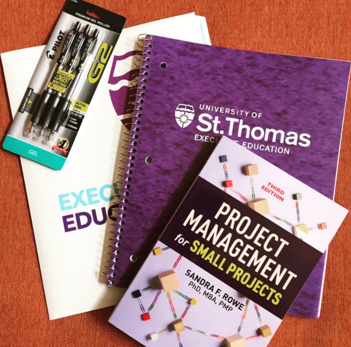 BarbaraJarvis13's tweet photo. I recently started the online course for my “Certified Professional Project Manager” at St. Thomas! I couldn’t be more excited or proud of myself for sharpening my Project Management skills. #lifelonglearner #jobseeker #projectmanagement https://t.co/GgJ7zXvDW4
