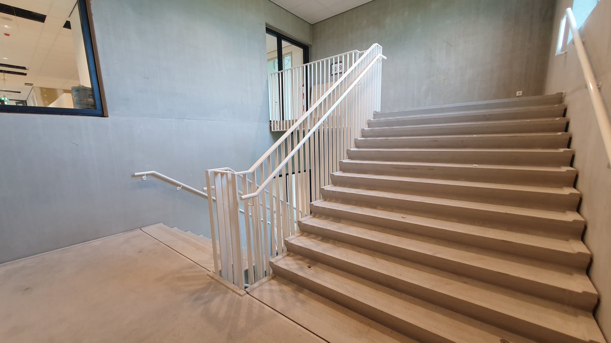 HetraGSS's tweet photo. Het Hermann Wesselink College te Amstelveen nadert de oplevering. Op dit project hebben wij de diverse trappenhuizen voorzien van leuningwerk. Ook dit project
hebben wij gemodelleerd met Solidworks en aangeboden in het ifc formaat. https://t.co/WYO1yrTnnI