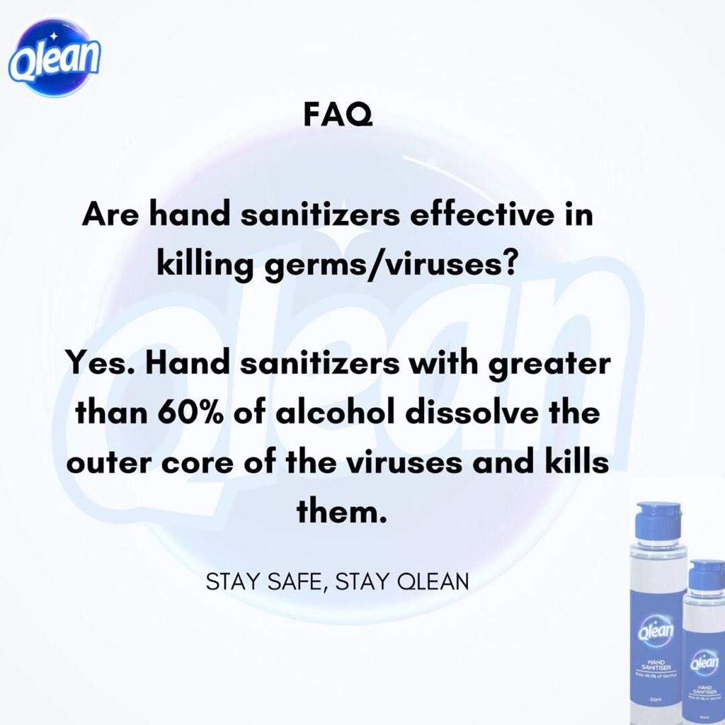 Real_jaeflex's tweet photo. Please share!! Everyone should endeavor to always have a Sanitizer handy, to make it easy, @myQlean has lowered the prices for you.
You can order in Bulks also.
Our sizes include: 100ml, 200ml, 500ml
For orders Call 🤙
Contact us: +2349011808025
Info@ginufacturing.com
#Qlean https://t.co/gJGlaCCNyv