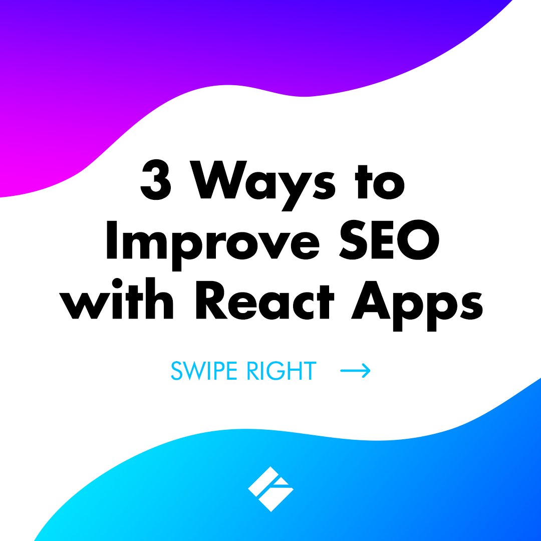 AmagiAcademy's tweet photo. React is great, but here are some extra tricks to improve your SEO performance
#amagiacademy #codinglife #programmerslife #learnprogramming #learntocode #100daysofcode #codenewbie #worldofprogrammers #webdevelopment #softwaredeveloper #computerscience #daysofcode #WebDev #seo https://t.co/sAl08u3PJk
