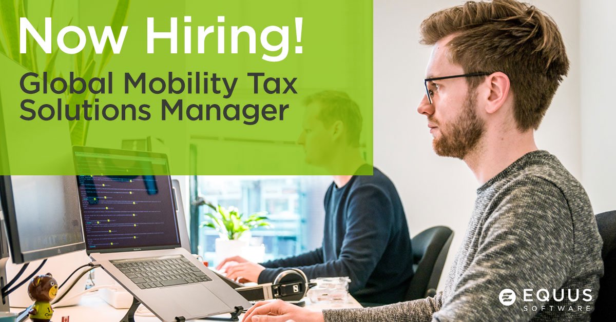 Equusoftware's tweet photo. Equus is actively recruiting for a Global Mobility Tax Solutions Manager for our Denver or Dallas locations - or remote for the right candidate. If you are looking for a great place to work, please apply directly at https://t.co/hVcQA1B5P9
#EquusSoftware #taxsolutionsmanager # https://t.co/uMP5oB7gvj