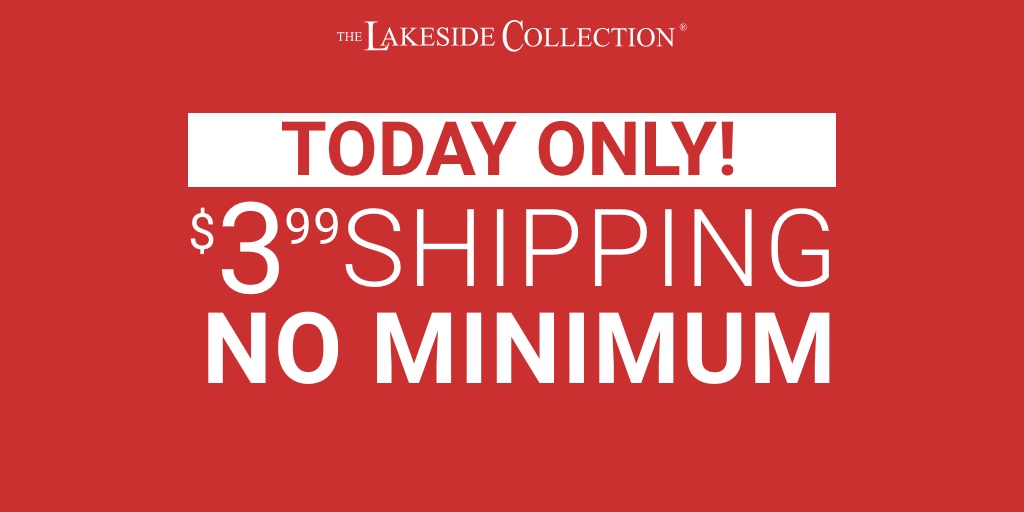 LSCollection's tweet photo. #TodayOnly! Shop all you want with the satisfaction of knowing it all ships for $3.99! Fill your cart with everything on your #wishlist to take full advantage of this #specialoffer! Our #everydayvalues are made even better with a shipping deal. https://t.co/dhgtozdV8O https://t.co/FNc6yFZ1Eb