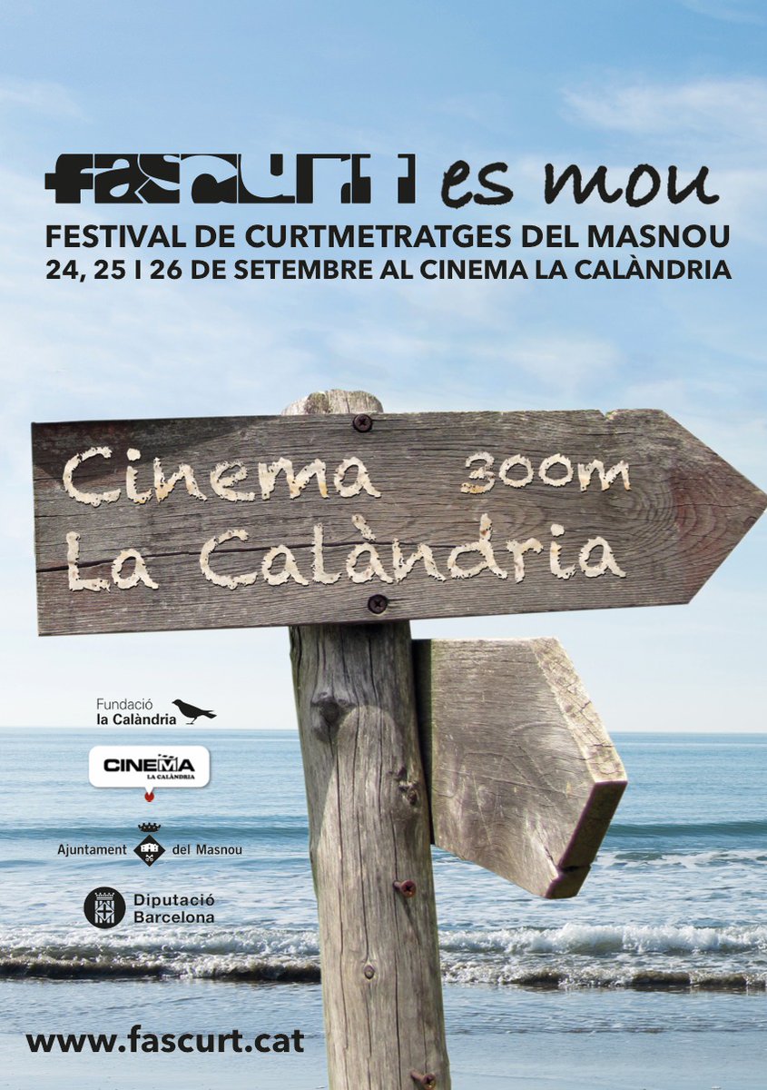 El Fascurt es mou! ⁣
24, 25 i 26 de setembre al cinema La Calàndria. Aforament limitat⁣