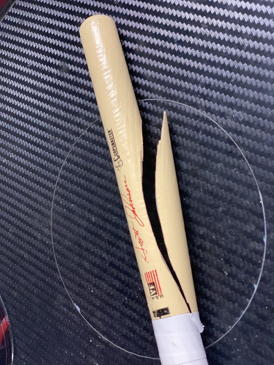 mmcconl's tweet photo. I’ve been doing this a long time, and never had a stick break like this before! https://t.co/hIVWjfA8XJ