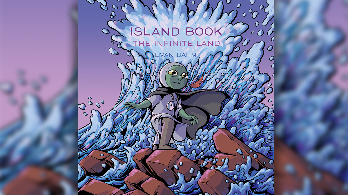 01FirstSecond's tweet photo. Ready for a taste of more epic adventure? Behold @evandahm's cover for #IslandBook: The Infinite Land, a new journey for Sola and Hunder as they discover a new continent—out this spring! ⛵ #FirstSecondHasYouCovered https://t.co/urTmwcLiYD