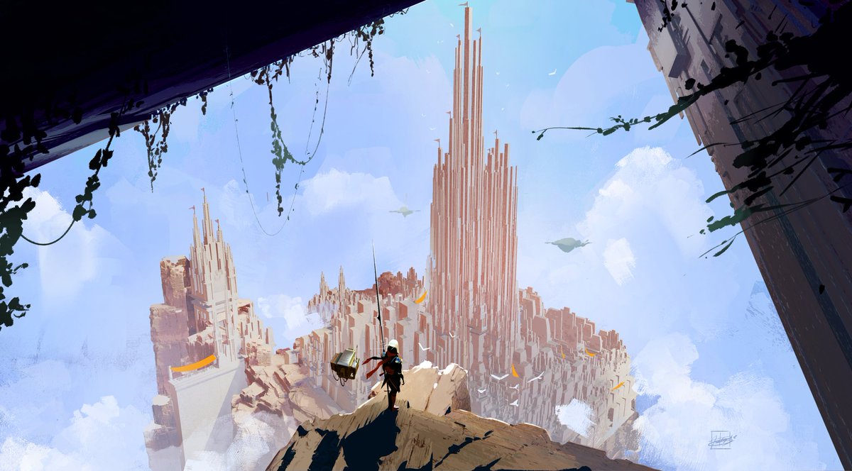 ngillustration's tweet photo. "Above the clouds" Part 02 - Created with Blender and Photoshop. Full version can be seen at my artstation page https://t.co/fmQHRZeuEM
-
-
#digitalart #newart #conceptart #blender3d #photoshop #design #environmentdesign #studynao https://t.co/Z5L2H2Rfoe