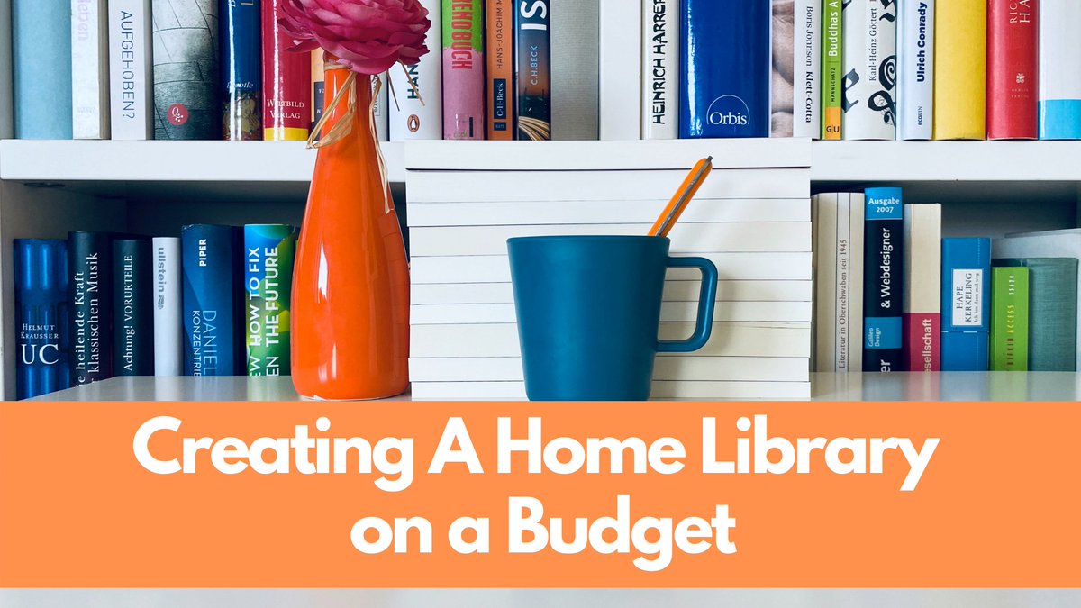 vibrant_mom's tweet photo. When you love books, building a home library without spending a fortune can be tricky. Click to see how to do it on a budget: https://t.co/Xyzir3Oh2g #homelibrary #booksonabudget https://t.co/pojEvfy6sv