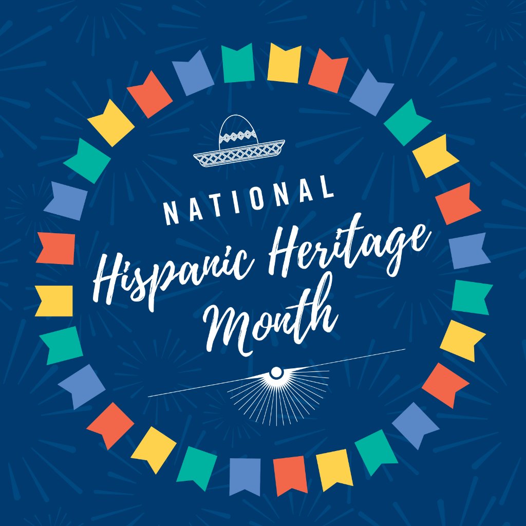 Nemours's tweet photo. September 15th is the start of #NationalHispanicHeritageMonth. Nemours is proud to recognize our patients, families, and associates who embrace Hispanic culture in their lives. Throughout this month we hope to showcase what #Hispanic heritage and culture means to us! ❤️🌮🥑🎺💃 https://t.co/MgVxHEP2HL