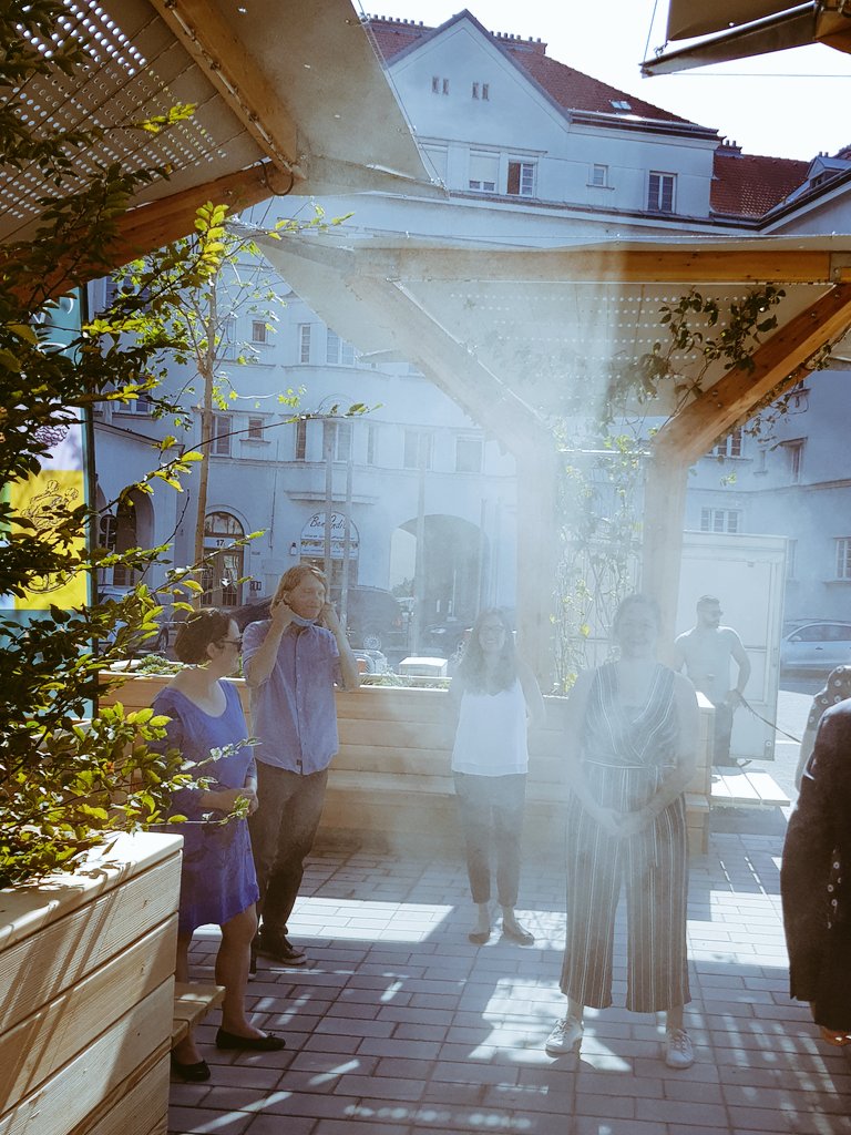 Die Stimme aus dem Wald widerspricht: die Städte in Ö sind noch nicht begrünt genug, aber wir <a href="/klimafonds/">Klima+Energiefonds</a> arbeiten daran! #greening means #cooling the #CITY  @SdZukunft <a href="/JPIUrbanEurope/">JPI Urban Europe</a>