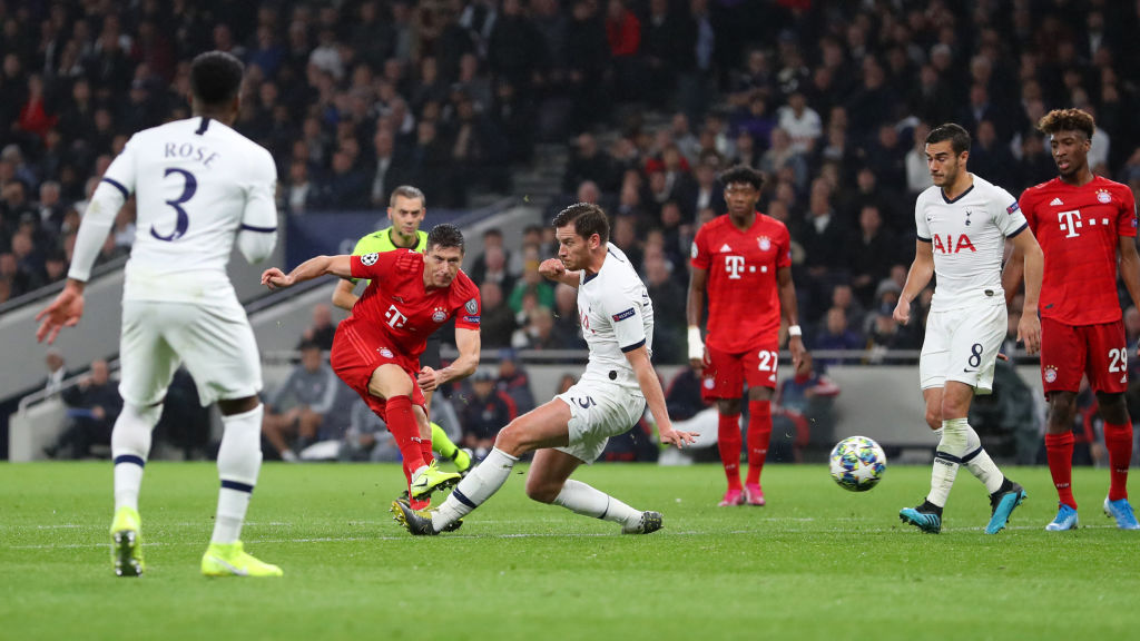 8. Lewandowski's 2-1 against Tottenham awayThis goal was very important for the rest of the game because Lewandowski's goal brought Bayern the lead just before half time. Lewandowski showed once more how important he is!And that flick over Vertonghen to create the chance 