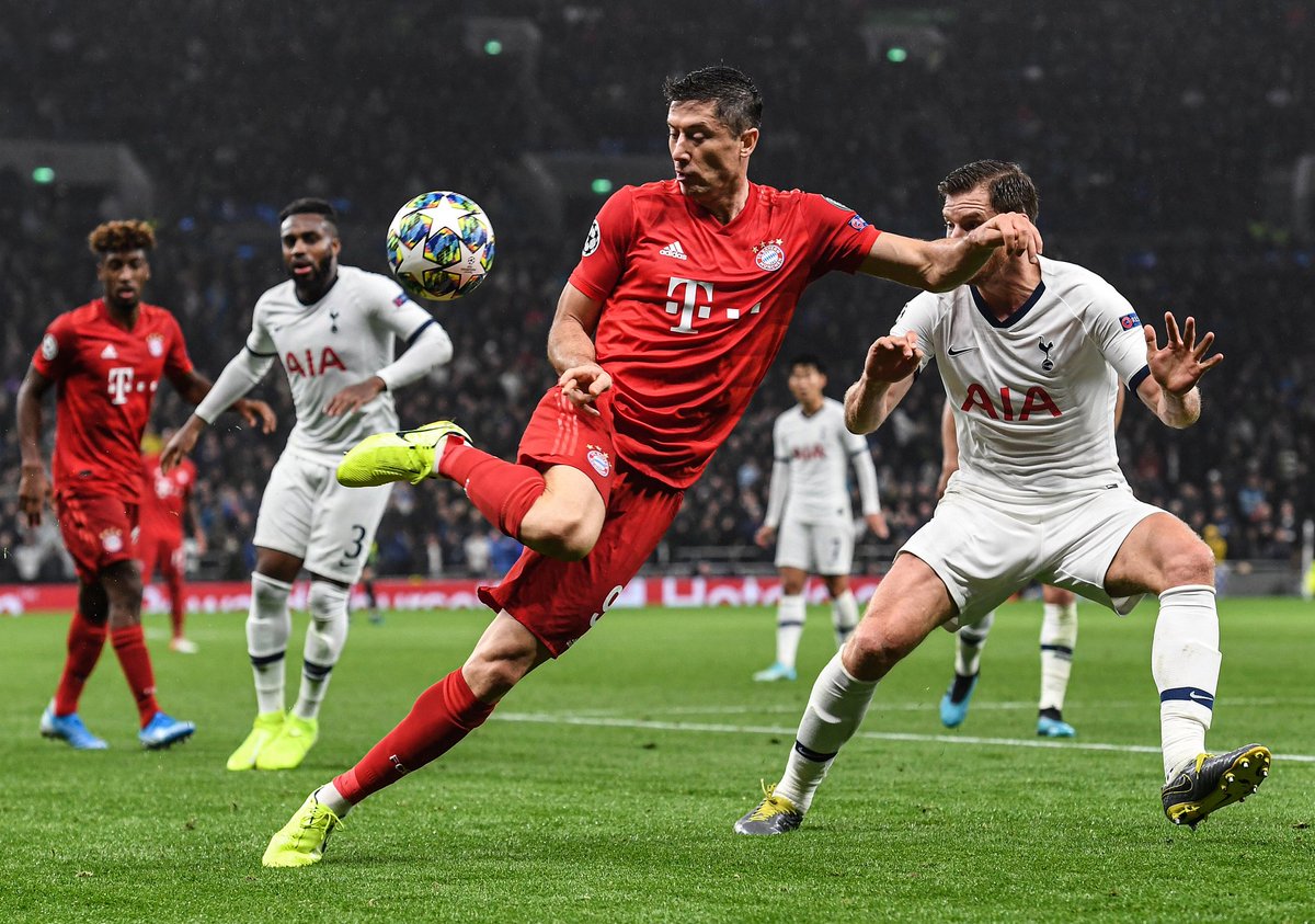 8. Lewandowski's 2-1 against Tottenham awayThis goal was very important for the rest of the game because Lewandowski's goal brought Bayern the lead just before half time. Lewandowski showed once more how important he is!And that flick over Vertonghen to create the chance 