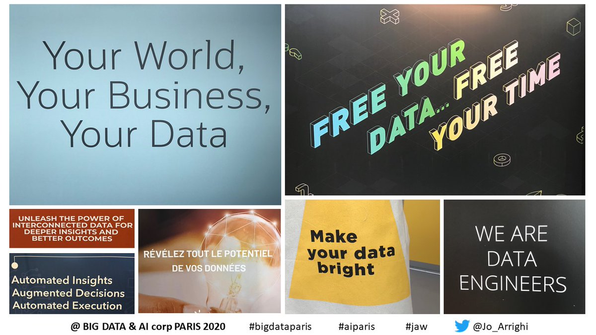 Au salon #BigDataParis et #AIParis, les exposants peinent à se différencier auprès des rois du pétrole : les détenteurs de data!