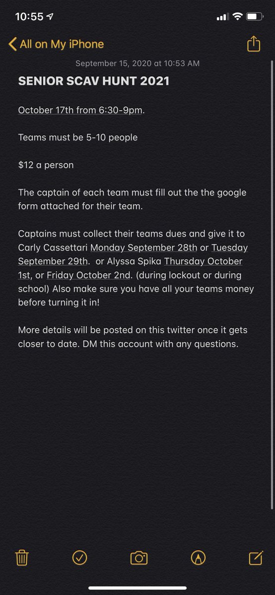 SWHS 2021 SENIOR SCAV HUNT tweet media