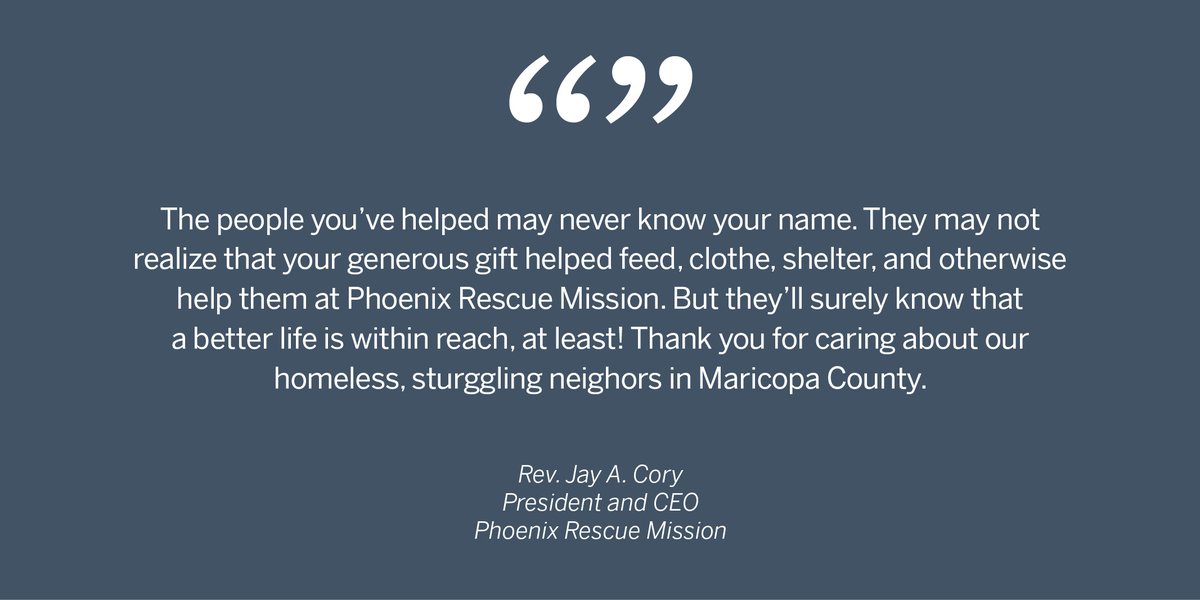 russlyon_rlf's tweet photo. The @phxmission is a place of hope, healing, and new beginnings for men, women, and children in our community struggling with homelessness, addiction, and trauma. #makingarizonabetter https://t.co/NQ4HrnihRO