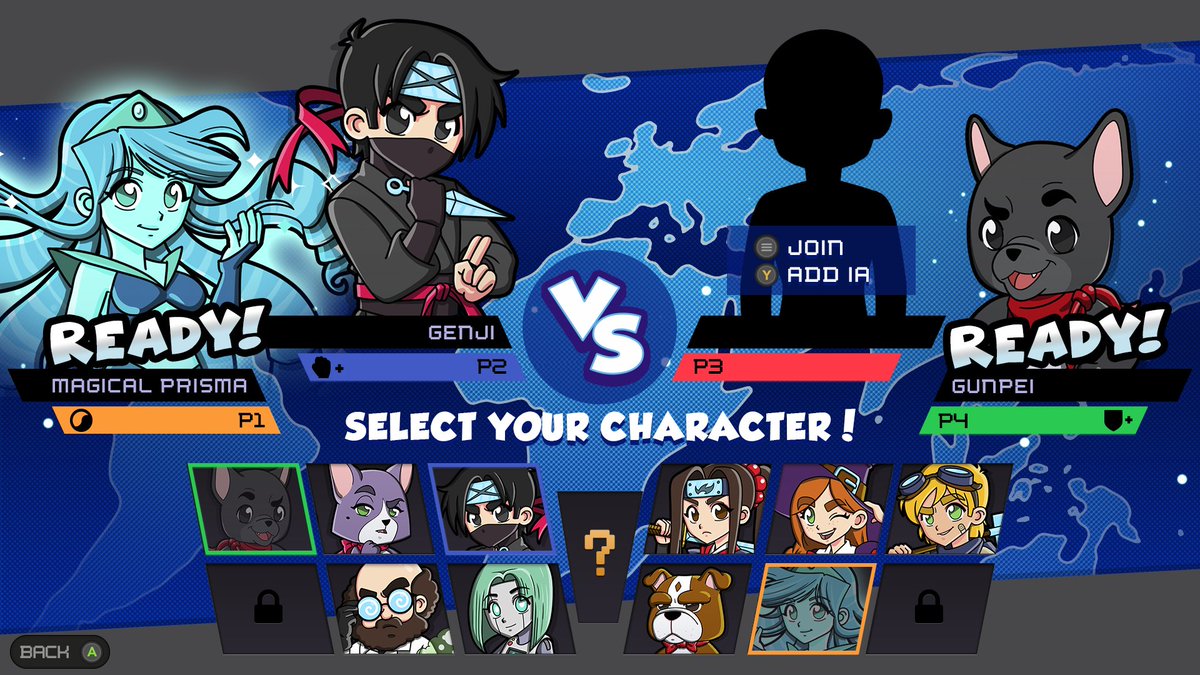PrismaMagical's tweet photo. This is the new roster for Magical Prisma. What do you think about it? we appreciate your #feedback.

#MagicalPrisma #art #GraphicDesign #Preview #indiegame #indiesp #indieGameTrends #cute #IndieGameDev #gamedev #arcadegames #arcade #roster https://t.co/OecWvwHOB2