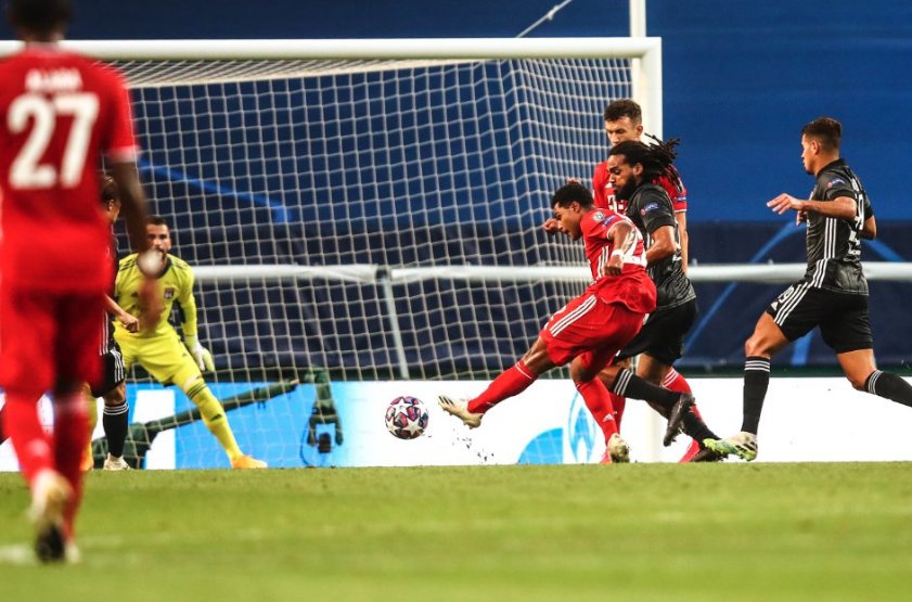 2. Gnabry's 1-0 against Lyon in the CL semifinal This brilliant was beautiful and also very, very important. The start from Bayern against Lyon wasn't good at all and Lyon almost were 2-0 up.But Gnabry's breakthrough turned the tables in this game.