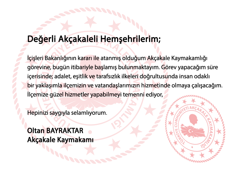 Akçakale Kaymakamlığı (@akcakalegovtr) on Twitter photo 
