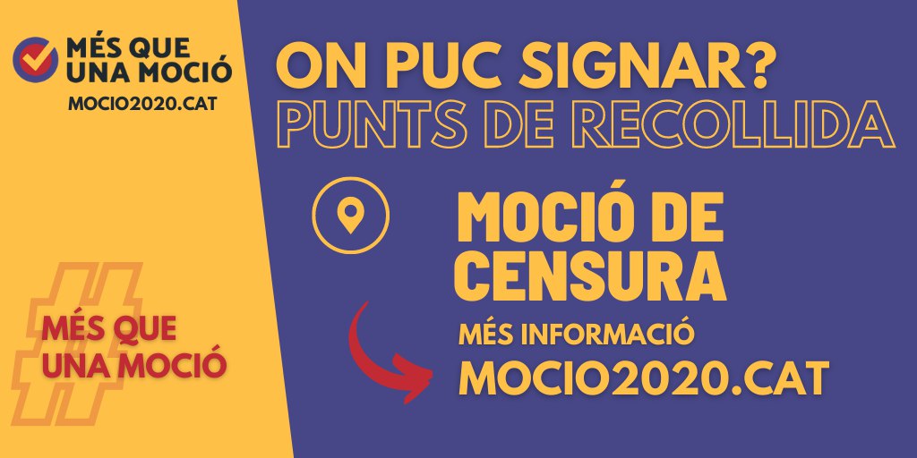 BartomeuDimis1's tweet photo. Si ets soci i no pots desplaçar-te a cap punt de recollida a Catalunya per motius de mobilitat, laborals, edat o qualsevol altre, envia un correu a vota@mocio2020.cat o envieu-me un DM i trobarem algun voluntari que et porti les papeletes a casa 
#FirmaLaMoció @MesQueUnaMocio https://t.co/OWYkQb4pL7