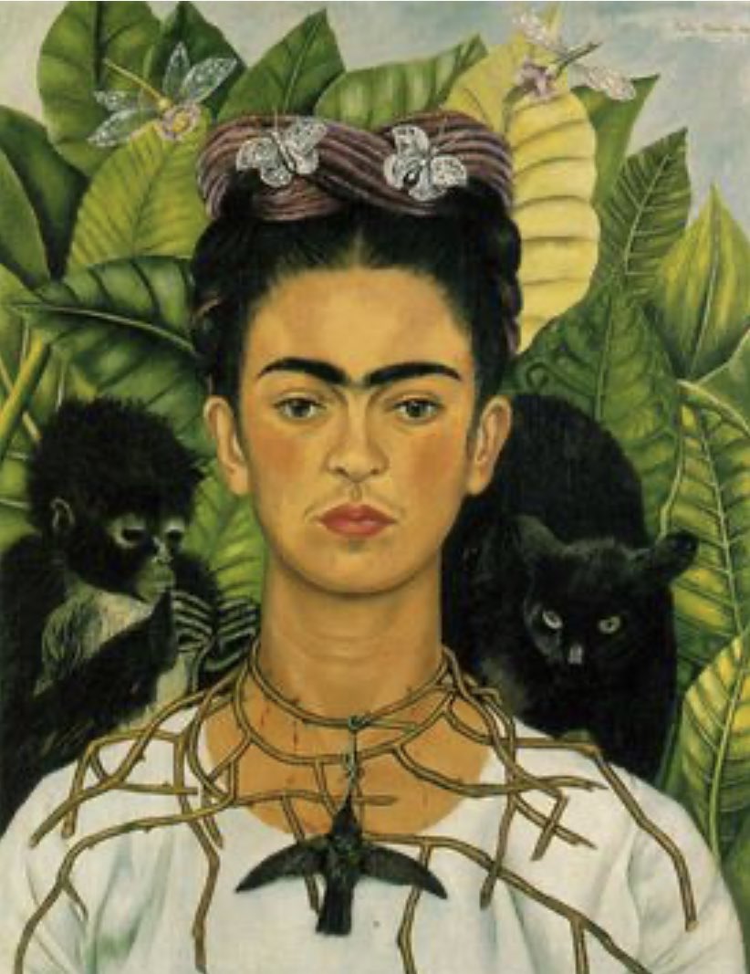_vaultdvveller_'s tweet photo. My take on one of Frida Kahlo’s self portraits.
#F76Masterpiece #Fallout76 https://t.co/FsU7m7RzDO
