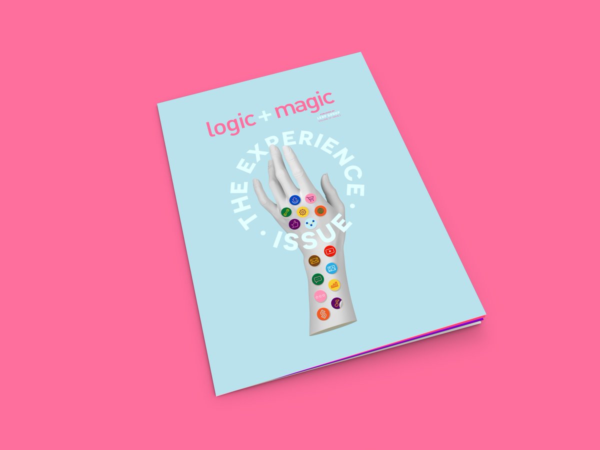 LeapHumanx's tweet photo. The Experience Issue of Logic+Magic Magazine is here! This issue of Logic+Magic dives into the creativity, innovation and technology needed to create relevant, meaningful experiences for audiences in person…or over Zoom. https://t.co/GO3tU36itI
#MarketLessMatterMore https://t.co/whdbYudID7