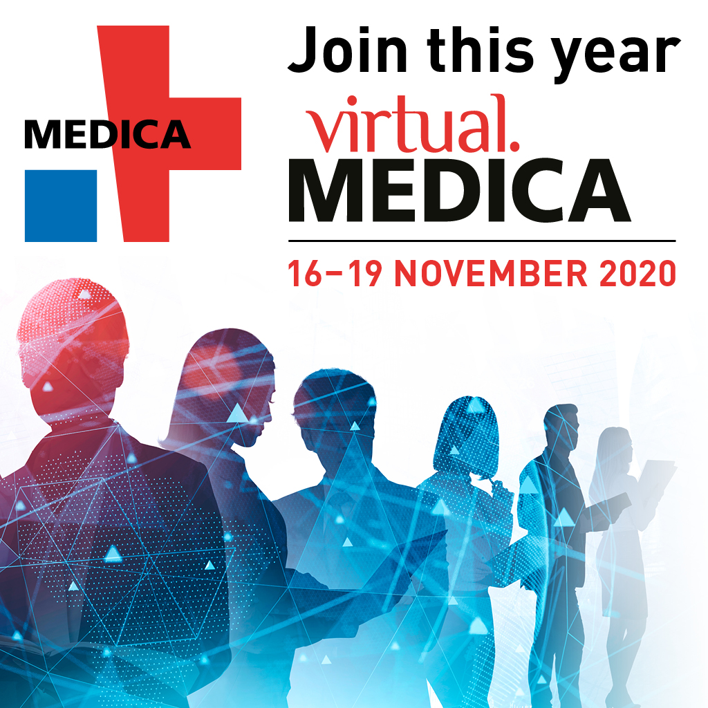 MEDICATradeFair's tweet photo. Completely virtual and with 3 areas: This is how #MEDICA2020 and #COMPAMED2020 start. The 'virtual.MEDICA' and 'virtual.COMPAMED' then offer many highlights in the 'Conference Area', the 'Exhibition Space' + 'Networking Plaza'. https://t.co/xWhIAu8JMk https://t.co/mbAICGa1Kg