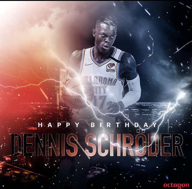 Join us in wishing Dennis Schroder a happy 27th birthday!       