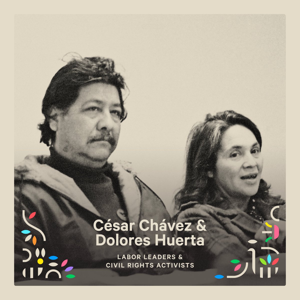 César Chávez & Dolores Huerta are two of the most impactful labor leaders in U.S. history. Together, they co-founded the union that became known as the United Farm Workers of America.