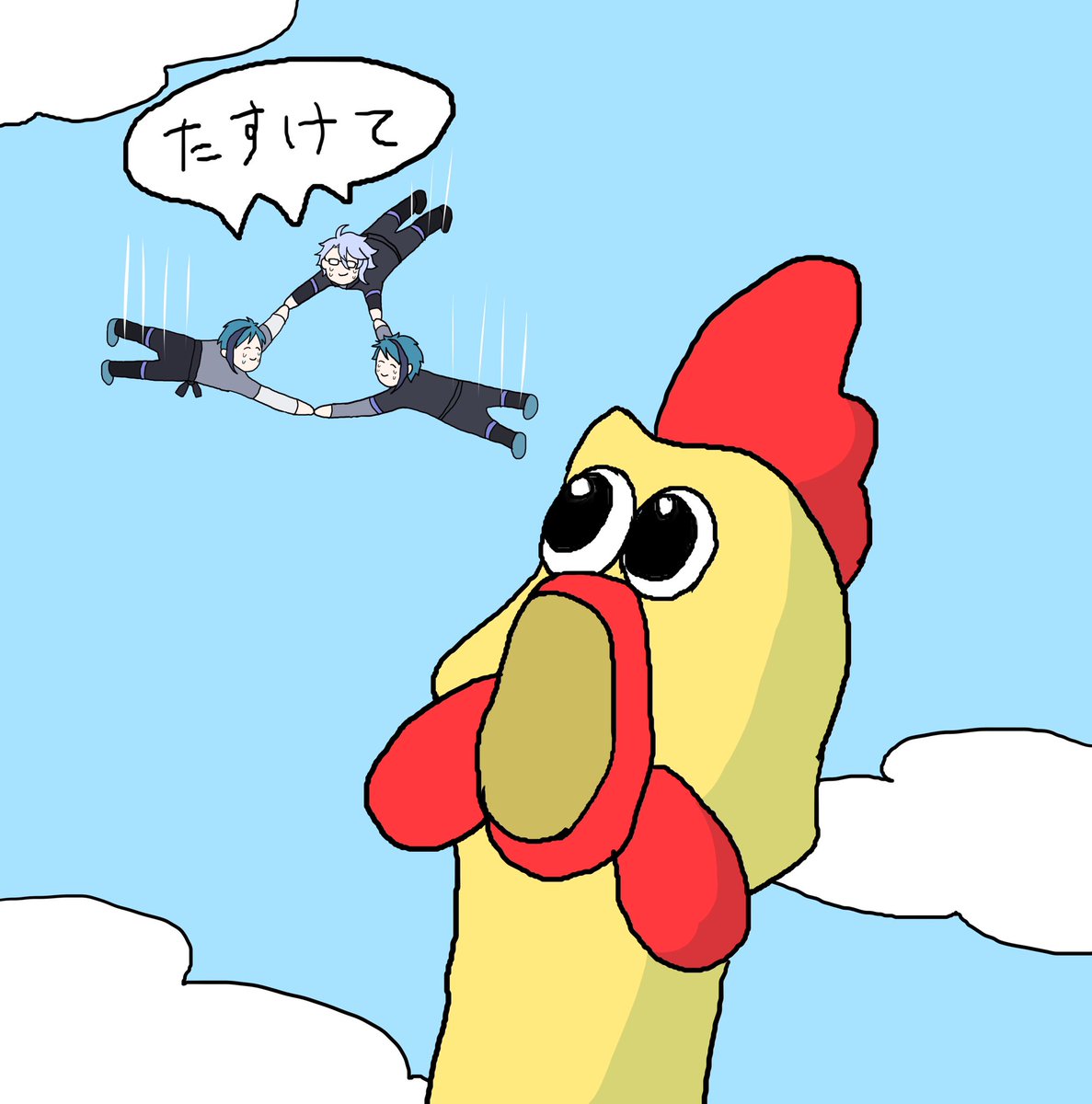 この頃の絵イカれてるな 