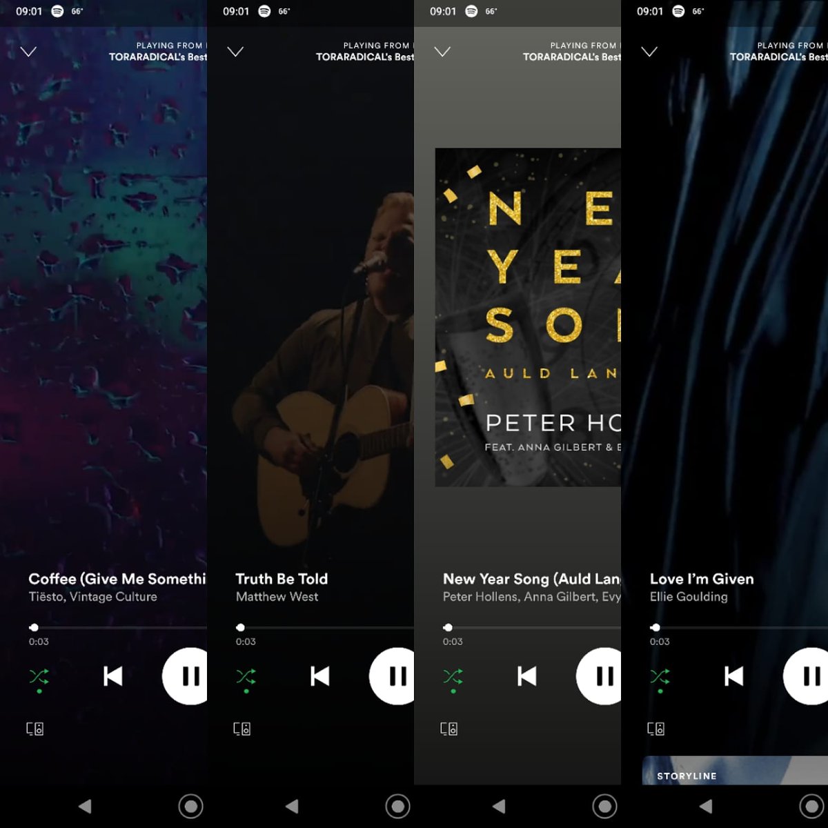 DJSangsta's tweet photo. Today's #First4Songs: #Coffee by #Tiësto and #VintageCulture, #TruthBeTold by #MatthewWest, #NewYearSong performed by #PeterHollens featuring #AnnaGilbert and #EvynneHollens, #LoveImGiven by #EllieGoulding.

#music #DJSangsta #musicislife #Spotify #musicismyescape #oooShiny https://t.co/ISqf77JDB2