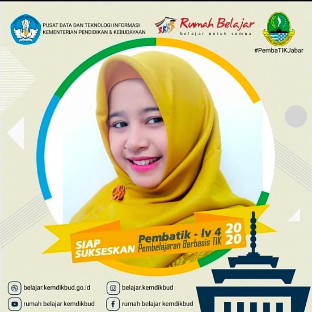 herlina_sains's tweet photo. Elin Herlina Siap menyukseskan Pembatik 2020
#PembatikLevel4 #DRB2020 #RumahBelajar
#Pusdatinkemdikbud #pembatiklevel4 #dutarumahbelajar #pembatiklevel4jabar #gurupenggerak #guruberbagi #merdekabelajar #kemdikbud_ri #jabarjuara #indonesiamaju https://t.co/Jm7ZgZzE3g