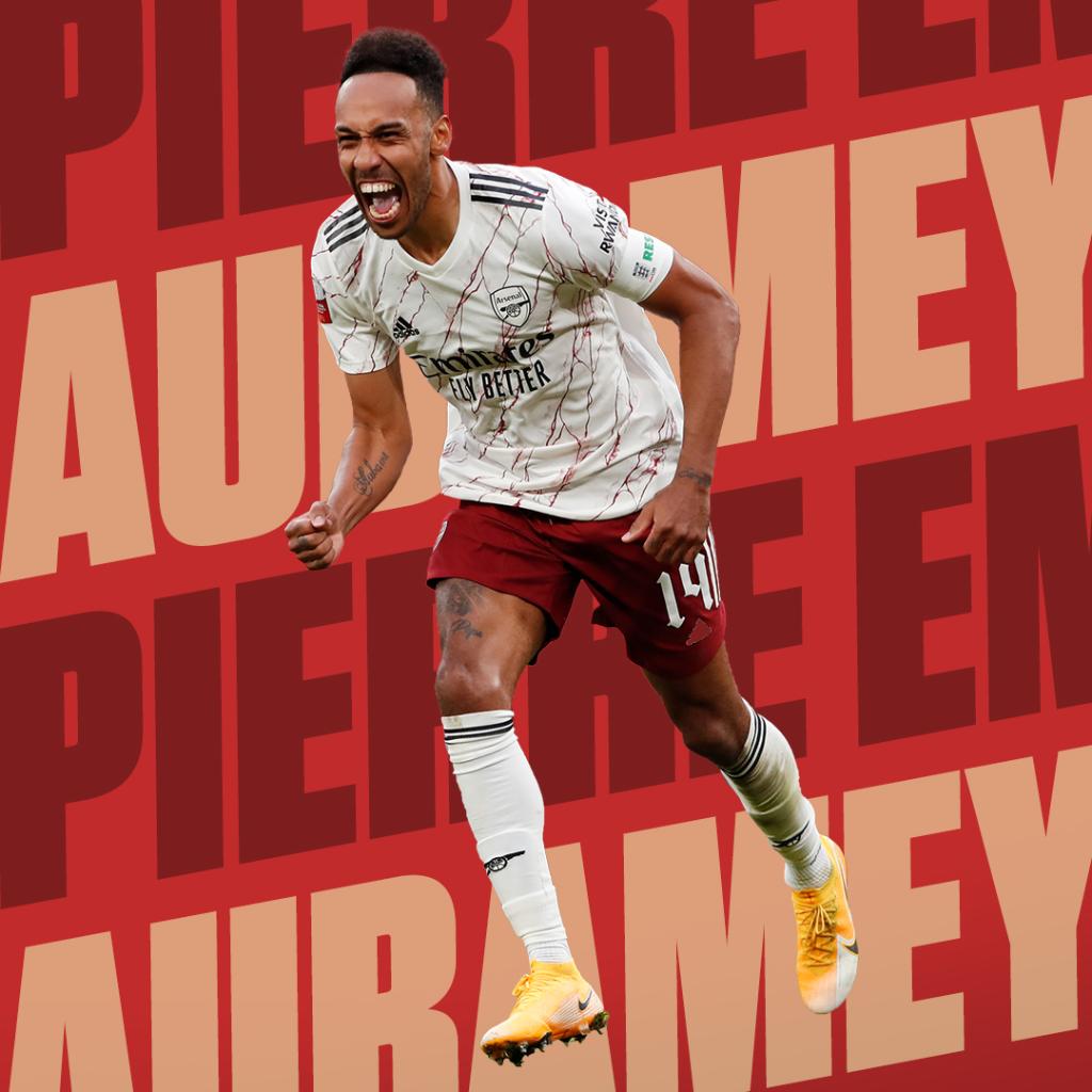 ESPNFC's tweet photo. "This is my home. ... I want to become an Arsenal legend."

Pierre-Emerick Aubameyang confirms he has signed a new contract with Arsenal until 2023 ✍️ https://t.co/rRLVDQqHe9
