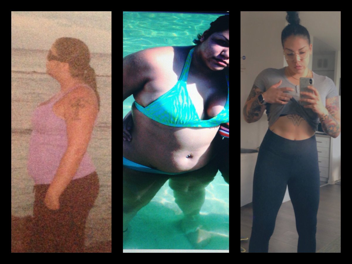 itzStephieLynne's tweet photo. It’s levels to this shit 🖤 #TransformationTuesday #LevelUp #FluffyToFit https://t.co/se73SDAYBq