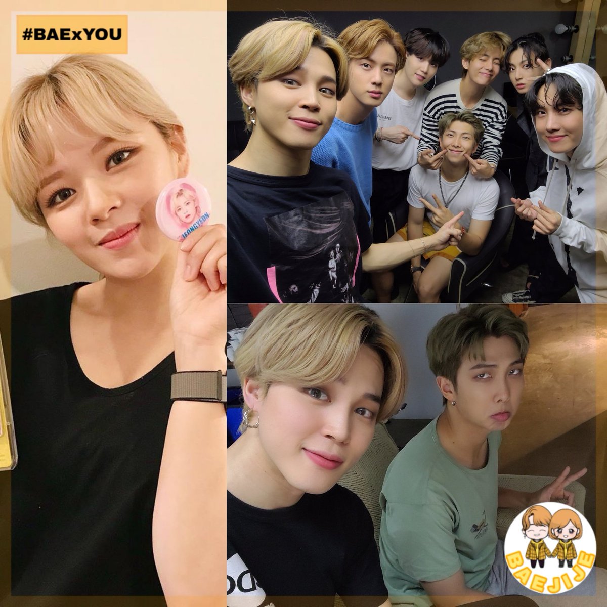 baejije_twt's tweet photo. The same color of clothes and blonde hair π₯°
uploaded on September 12, 2020, with a time difference of one hour thirty minutes.
#BAExYOU #JIMYEON #JEONGMIN #JIMIN #JEONGYEON #BTS #TWICE #BANGTWICE #ARMYONCE #BTSTWICE #BAEJIJE https://t.co/HUE3XUTIJN