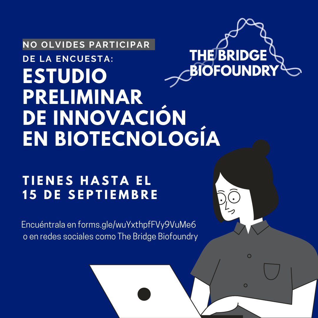 EdinerFuentes's tweet photo. Hoy cerramos la encuesta del estado de innovación en biociencias y biotecnología en América Latina de @TBBiofoundry y necesitamos tu respaldo llenándola y compartiendola. 

Muchas Gracias https://t.co/TRuabQVVJy