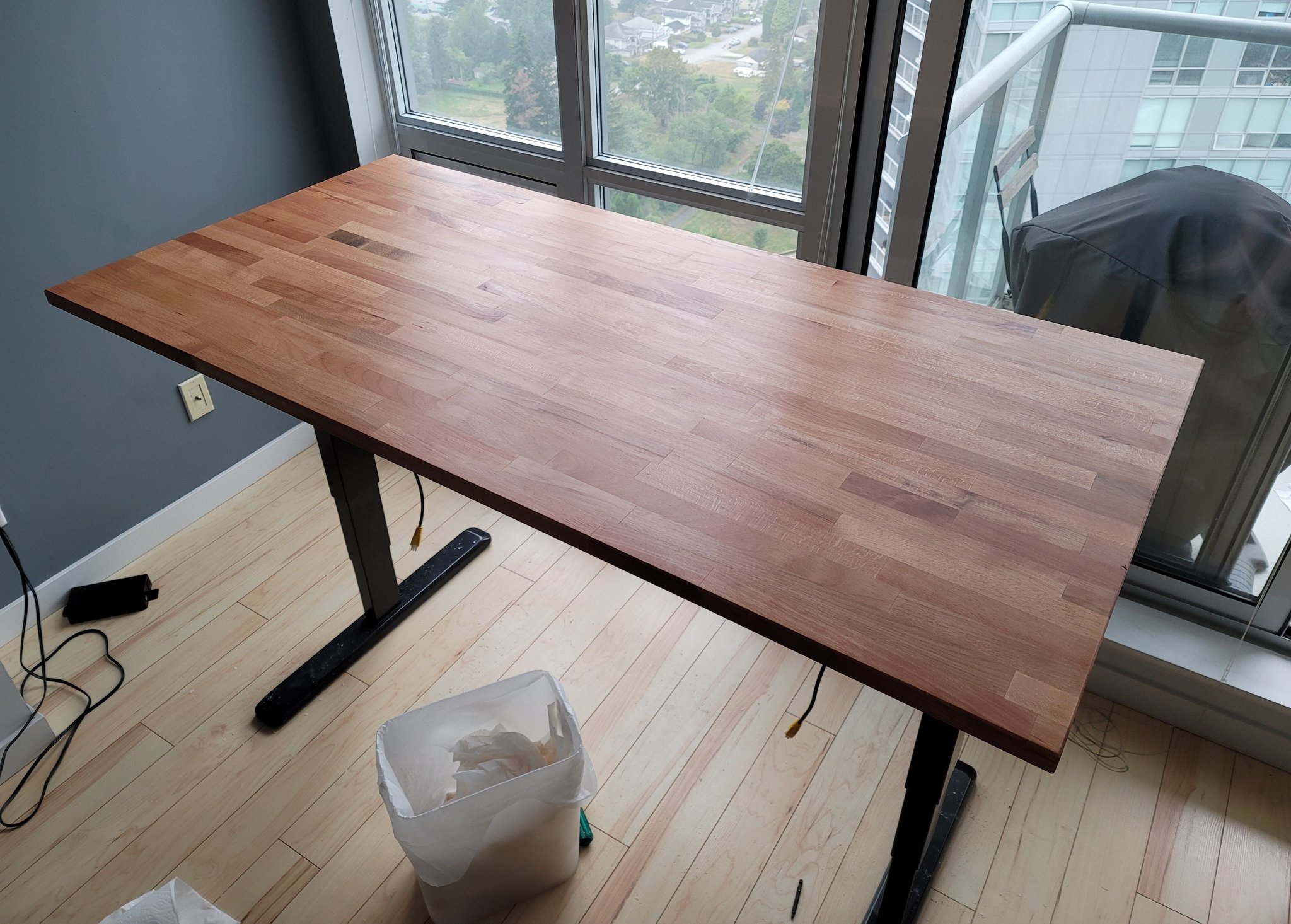 Jake Tivy on Twitter "Desk V2 is almost done. D Ikea Gerton sanded