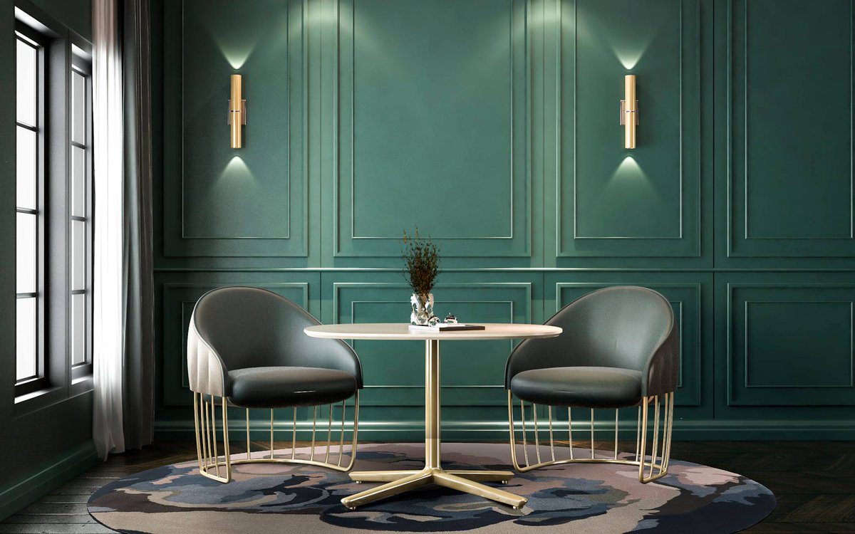 ferreirasarugs's tweet image. It's amazing how our licore round rug looks in a luxury restaurant #bespokeproject #ferreiradesarugs #restaurant #handtufting