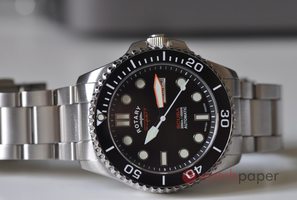 WatchPaper's tweet photo. The @RotaryWatches  Super 7 SCUBA is the result of a collaboration with @WatchNationShop  https://t.co/lSZtqAGQFl #watchreview #watches https://t.co/dtc73C0AeD