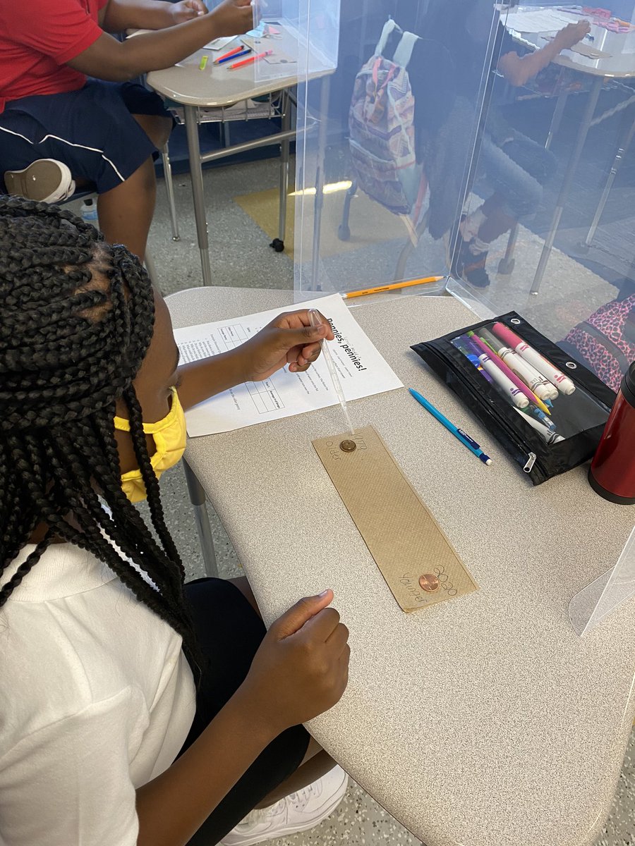 Keywest171's tweet photo. 5th Grade science investigations are off to a great start at Westside Elementary with our Pennies Pennies Lab! #VCSscientists #westside https://t.co/Ytf3Nps9Sj