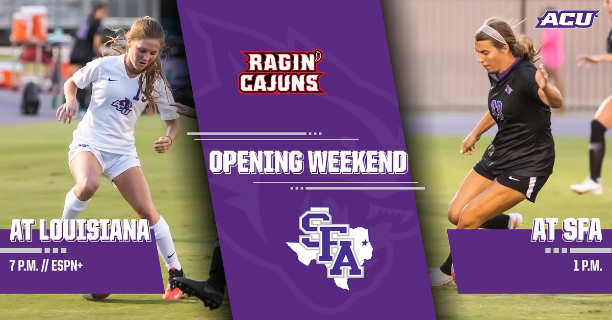 ACUsports's tweet photo. ⚽️ PREVIEW | @ACU_Soccer battles Louisiana and SFA to kick off this wild 2020 season!

Opening weekend preview: https://t.co/l7VLHfQA93

#GoWildcats #TearEmUp #SACRFCE https://t.co/jHFXGyttFc