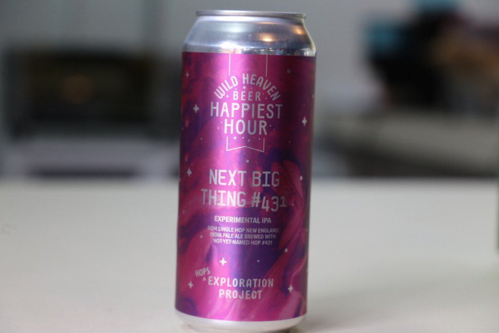 BeerWildHeaven's tweet photo. Get ready for the latest edition in our experimental hops series, Next Big Thing #431! It’s herbal, floral & spicy. Available at both breweries tomorrow! 🍻 #happiesthour #experimentalhops #experimentalipa #gabeer #serveyourneighbor https://t.co/WElcjN0Ojk