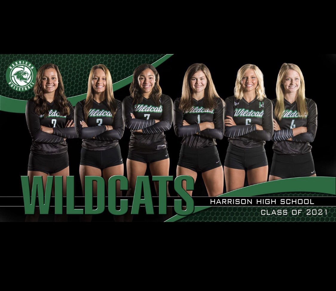 harrisonvball's tweet photo. It’s SENIOR NIGHT! Time to celebrate the 4 years these 6 girls have dedicated to this program!! https://t.co/lTEyZg6wNZ