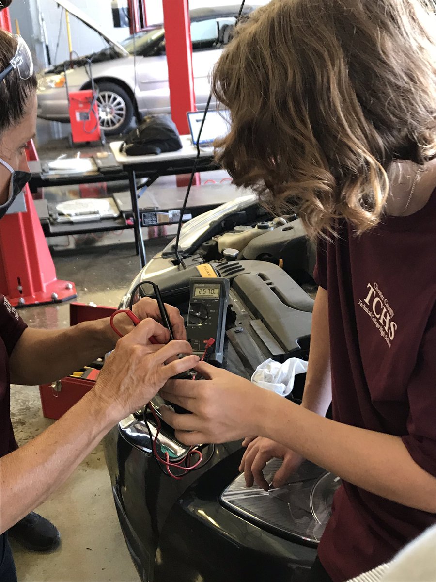 Our principal can Count on us when his check engine light goes on on the way to school!