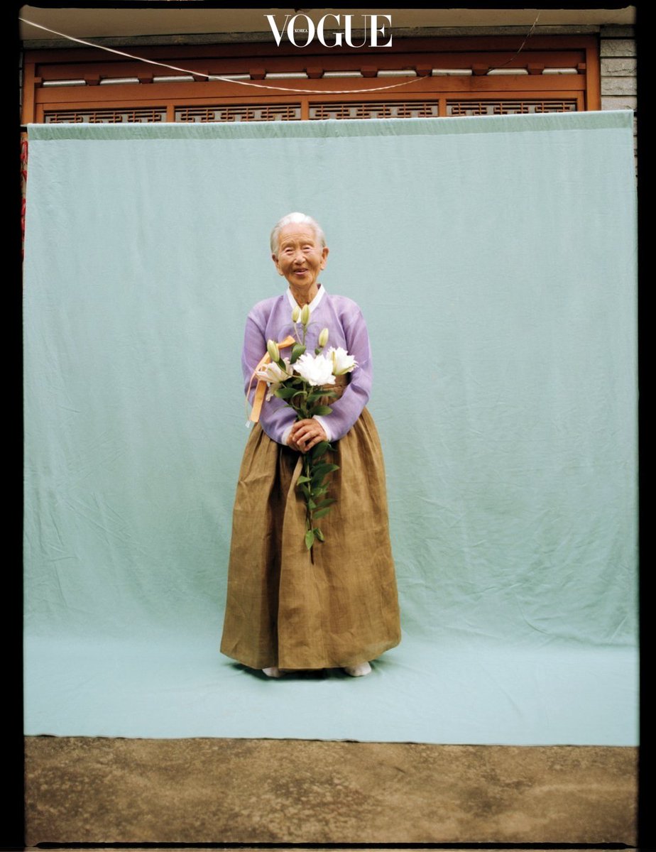 karenyhan's tweet photo. in tears over the hope-themed september issue of vogue korea, which features eight women, all in their 90s and 100s, who live in korea's countryside and are "as beautiful as flowers" 😭💐💖 https://t.co/8r9An1h09G https://t.co/HKAmjw5dKh